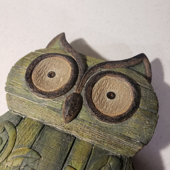 SF Bay Local Artist | Wooden Hand-carved Owl | 8" - Picture 7 of 8